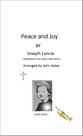 Peace and Joy Concert Band sheet music cover